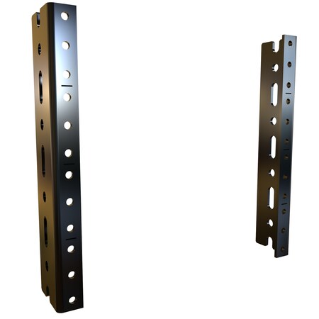 Hammond 4U 10-32 UNIVERSAL RACK RAIL URR4U